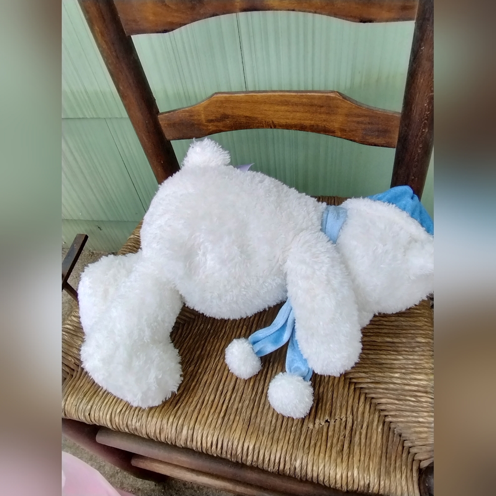 ÷Baby Gund Polar Bear White Bear, Personalized My First Christmas Baby Gift - Picture 5 of 12